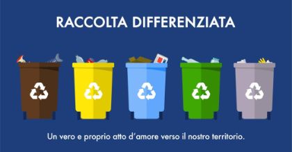 Distribuzione attrezzature raccolta differenziata - 3a fase